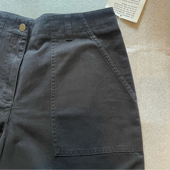 NWT Ann Taylor Wide Leg Black Crop Pants, Size 6 - Picture 3 of 12